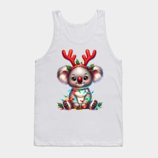 Christmas Red Nose Koala Tank Top